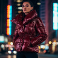 Velvet Puffer Jacket